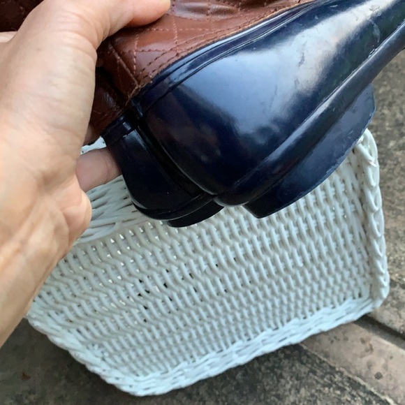 Steve Madden Tillis Weather rain Boots navy brown‎ - Picture 10 of 10